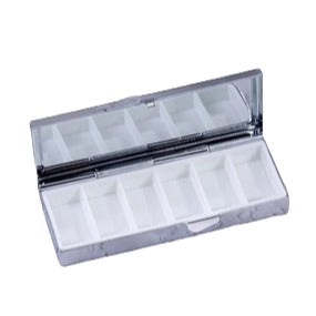 Pill Case/Splitter/Mirror- 6 Compartment