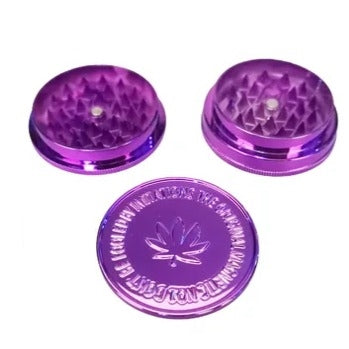 3pc Grinder Plastic 6cm- Leaf Trio Trading
