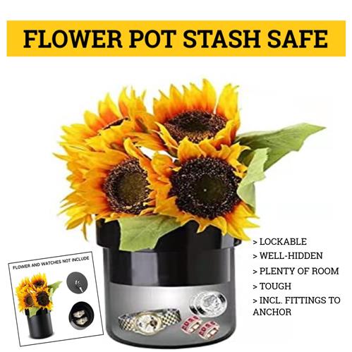 Flower Pot Safe High on Chapel