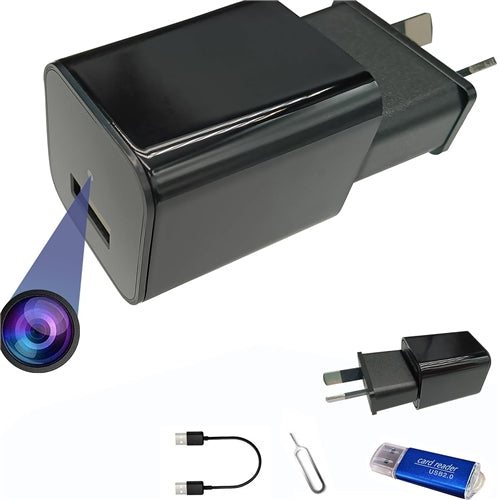 Phone Charger Nannycam w/ SD Card