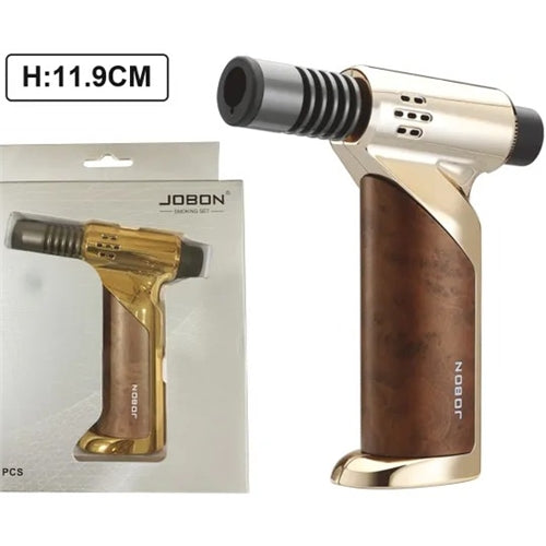 Jobon Standing Blowtorch- Wood/Gold