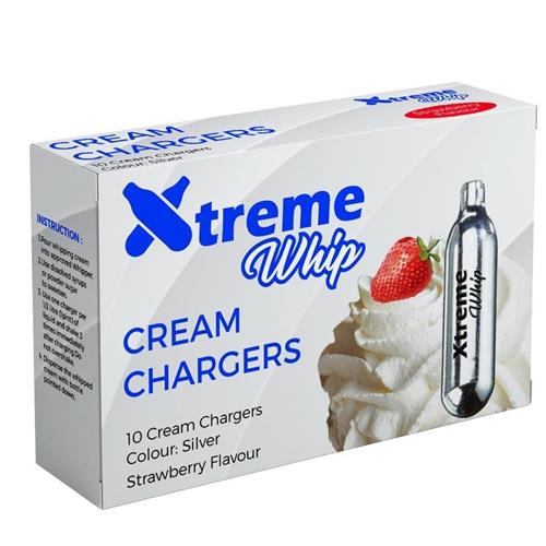 Cream Chargers 10pk- Strawberry JD Suppliers