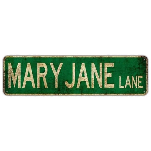 Mary Jane Lane Retro Sign Temu