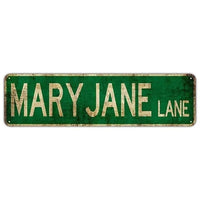 Mary Jane Lane Retro Sign