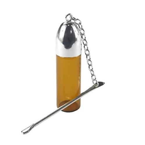 Vial & Snuff Spoon- 5cm Down Under Wholesalers