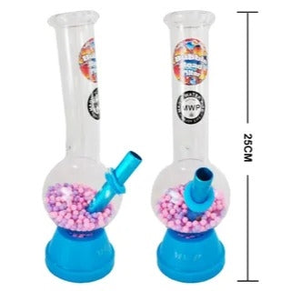 Medium Bubble w/ Bubble Beads 25cm- Blue Trio Trading