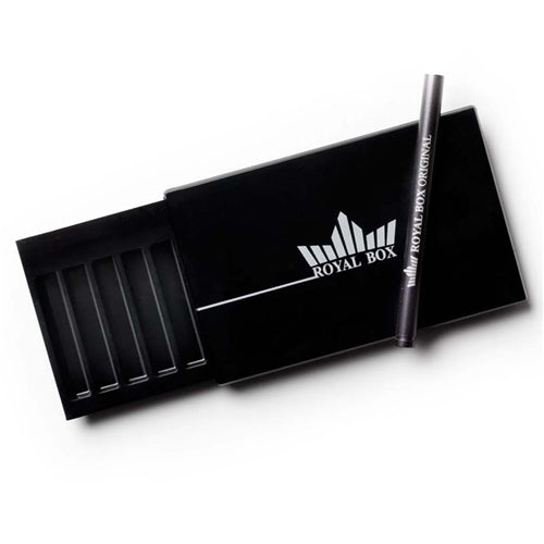 Royal Box Snuff Kit + Tube- Black Near Dark
