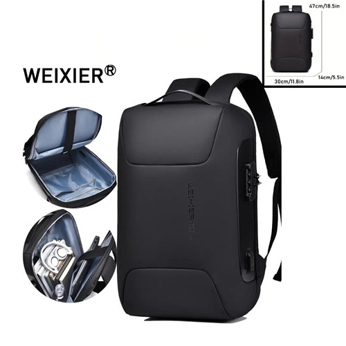 XL Lockable Backpack- Black Temu