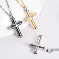 Cross Ash Keeper Necklace- GLD