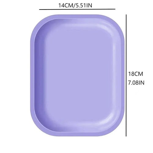 Powder Purple Rolling Tray- Small Temu