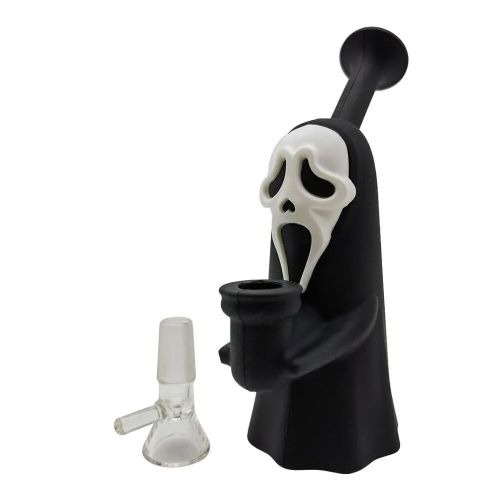 Ghost Face Silicone Pipe- 17cm DHGate