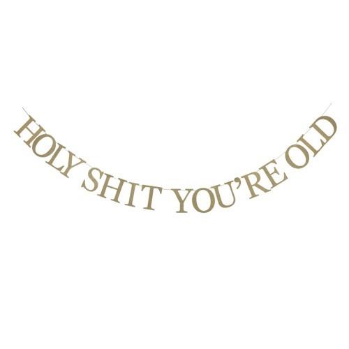 Holy Shit Gold Banner AliExpress