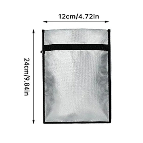 Fire/Waterproof Faraday Bag- 12x24cm Temu