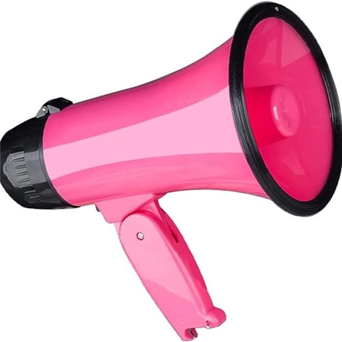 Recording Megaphone- Pink Amazon