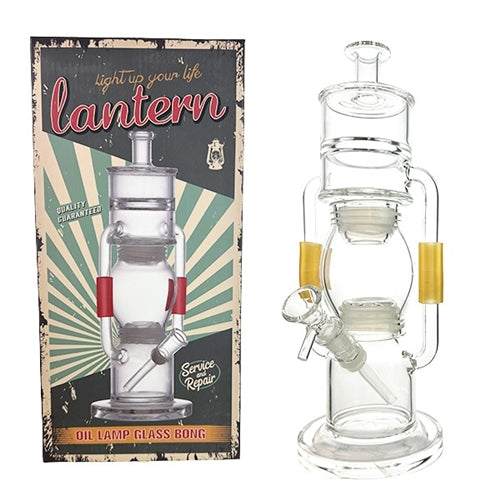Glass Oil Lamp- 29cm