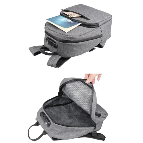FD S/Proof Backpack- Grey Temu