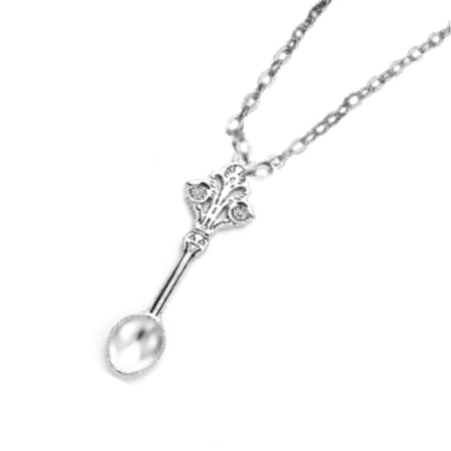 Ornate Spoon XL Necklace- Silver AliExpress
