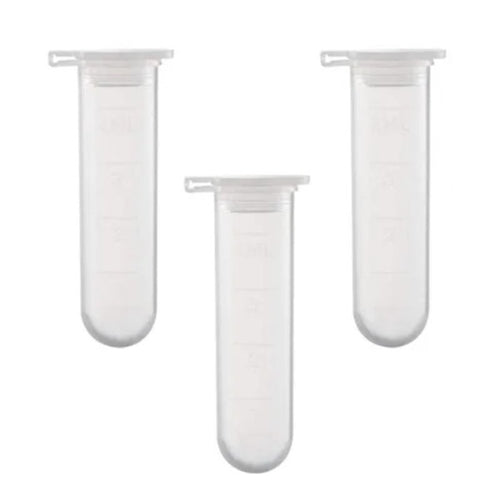 3pk Plastic Vial w/ Cap- 5ml