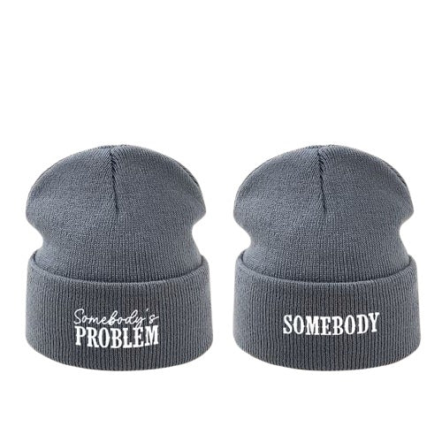 Couple Problem Beanie- Grey