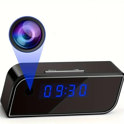 Clock Hidden Wi-Fi Camera w/Night Vision Temu