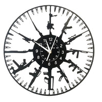 Machine Gun Vinyl Wall Clock