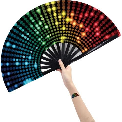 Festival Fan- Neon Disco Amazon