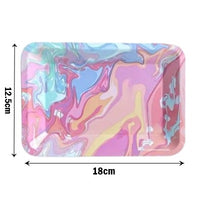 Liquid Pink Rolling Tray- Rectangle