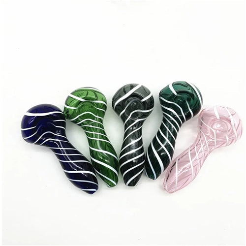 Swirl Glass Pipe Cig Corp