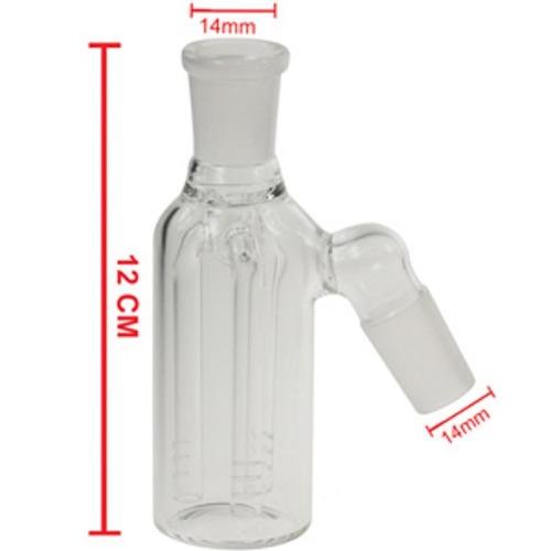 3-Arm Tar Catcher Clear- 14mm Trio Trading