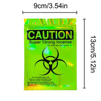 Caution Single Smell Proof Bag