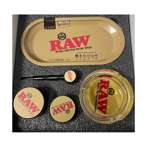 Raw 5pc Smoking Gift Set Cig Corp
