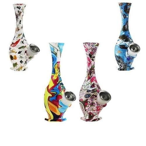 Silicone Vase W/Pipe- 17cm Down Under Wholesalers