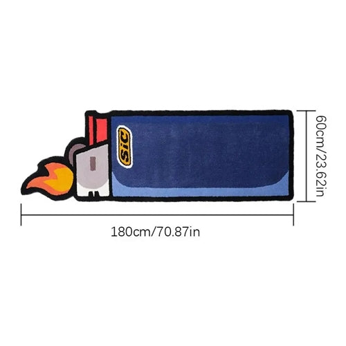 BIC Lighter Floor Mat- 40x120cm Temu