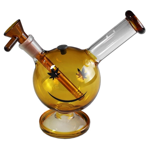 Black Leaf Glass SMILE- 152mm