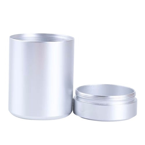 Small Metal Jar w/Screw Lid