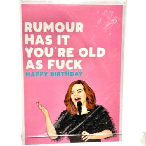 Rumour Has It Card William Valentine