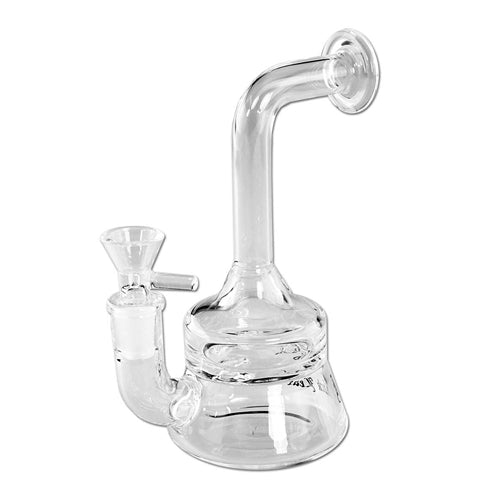 Black Leaf Glass Bubbler- 160mm