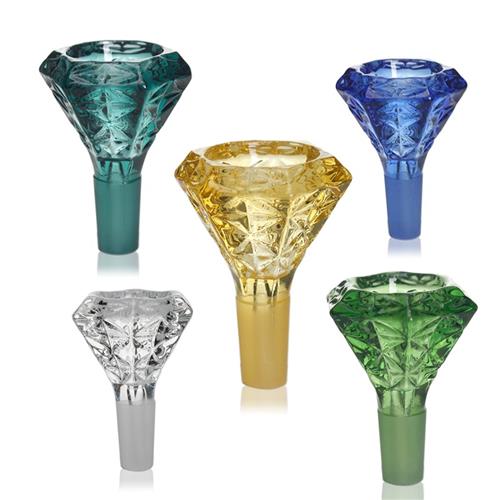 Glass Colour Diamond Cone 14mm