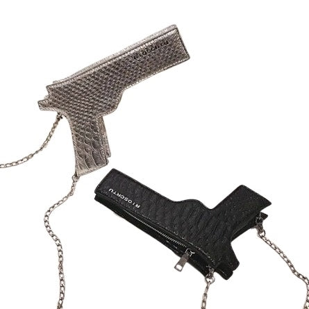 Gun-Shaped Bag- Black Temu