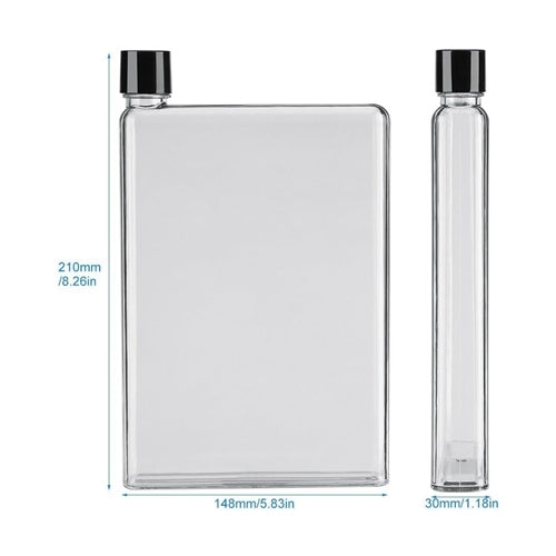 Ultra-Thin Transparent Flask- 420ml Amazon
