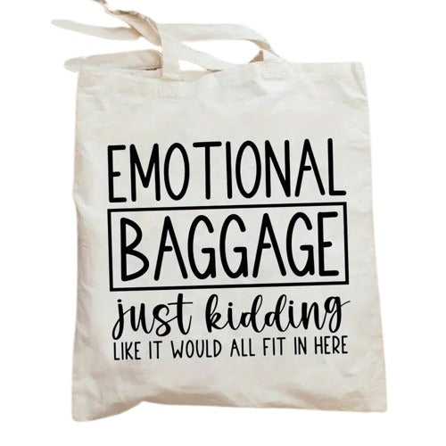 Emotional Baggage Tote Bag Temu