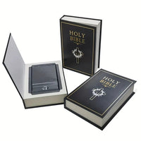 Bible Real Book Safe- Key Lock