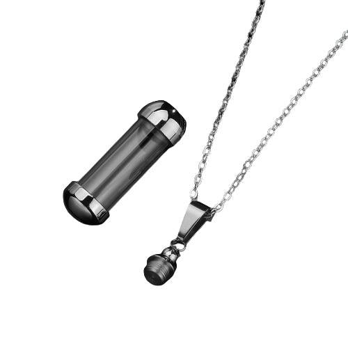 Glass Vial Ash Keeper Necklace Temu