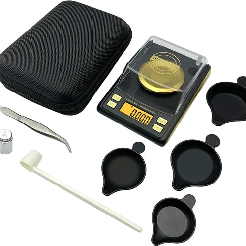 Deluxe Gold Milligram Scale Kit 50x0.001g