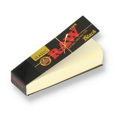 Raw Black Filter Tips Cig Corp