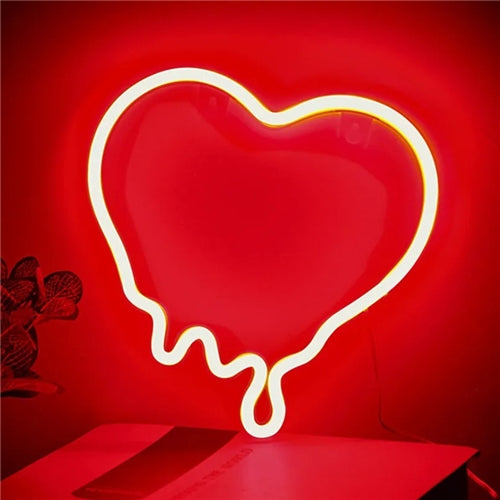 Neon Sign- Melting Heart