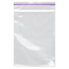 Clear Bags w/ Blue Line, 40x45mm