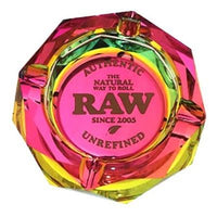 RAW Crystal Ashtray- Rainbow (115mm)