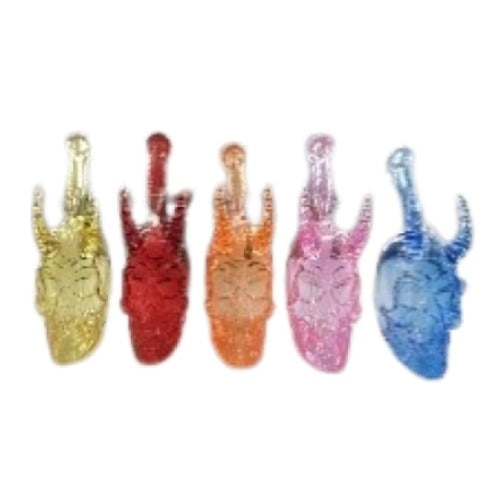 Glass Skull Colour- 14cm Xu Bongs