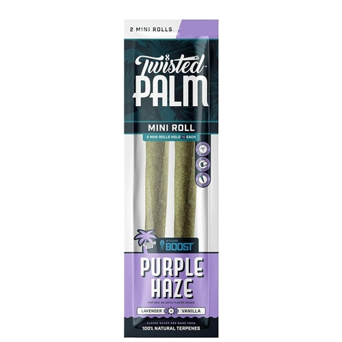 Twisted Palm Leaf Rolls- Purple Haze
